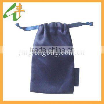 Promotional drawstring polyester mobile phone bag