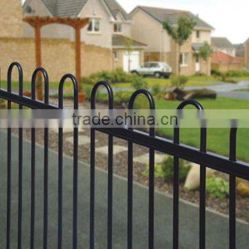 Tubular Bow Top Fencing around life areas