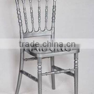 High Quality Silver Resin Polycarbonate Napoleon Chair