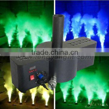 DMX 512 CO2 machine 300W rgb LED CO2 cannon Column Jet machine with 24*1W OR 3W RGB LED for club Stage Effect Machine