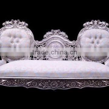 Royal Silver Wedding Sofa, Wedding Gold Sofa, Taj Sofa