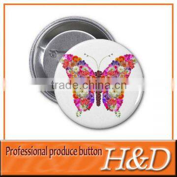 butterfly placa de metal pin China factory