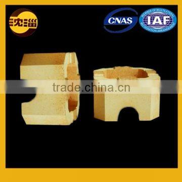 glass kiln cylindrical density clay brick supplier low pore brick