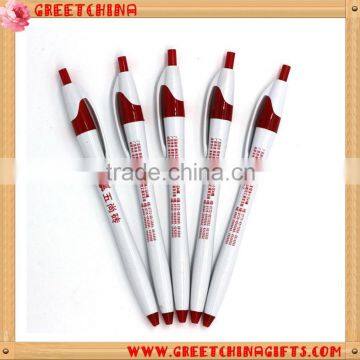 Custom Printed Promotional Ads Plastic Cheap Ball Pen