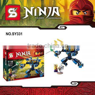 SY331 Ninjago minifigure plastic building block set gift for kids