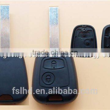 Hot Seller Citroen C4 remote key for Citroen C3 C4 C5 2 button car key shell case cover