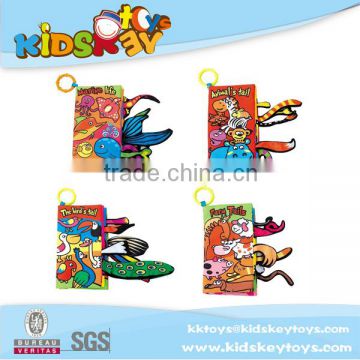 Fashion kids educational toy Children letters cloth book, ABCD cloth book, animal baby cloth book