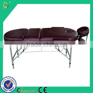 3-Section Portable Folding Aluminium Thai Table Massage for Sauna House