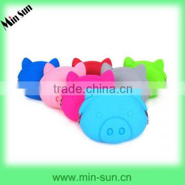 Silicone money bag coin purse lady wallet & silicone money bag