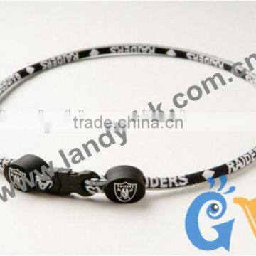 Power Energy Titanium Germanium 1 Rope Necklace & Bracelet Set photo-5