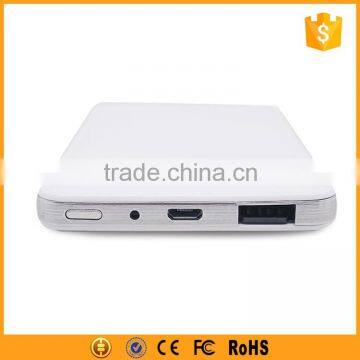 ABS Leather Card Style Slim Charger Power Bank 3000mAh for Samsung