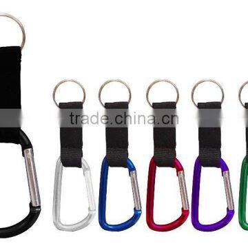 Mini Cheap Aluminum Portable Pocket Colorful School Carabiner for promotion