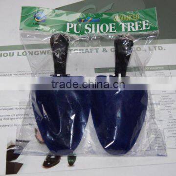 2014 new flocking shoe tree/PU shoe stretcher/foam shoe last