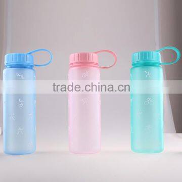 500ml christmas gift plastic light sports bottle