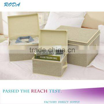 WBN-1: MuJia wholesale Cotton and linen storage box, Toys, underwear, clothes Storage,travelling box,containers cosmetics