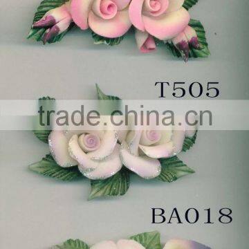 ceramic flower,porcelain flower decoration