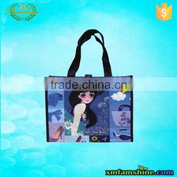 fashion custom pp nonwoven shopping bag laminated