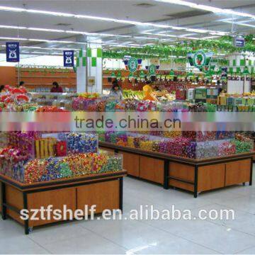 new design supermarket shelf wood frame TF-085