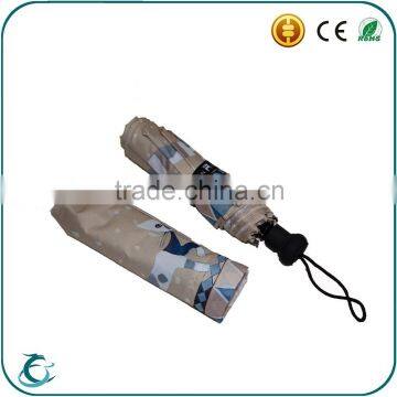 21 Inch Auto Open Manual Close New Design Folding Rian Umbrella photo-4