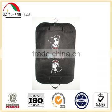 double handle non woven suit cover