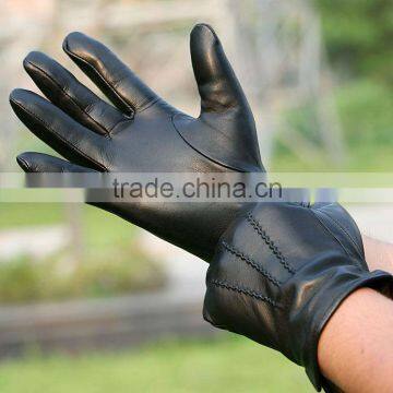 New arrival driving men winter sheepskin leather gloves