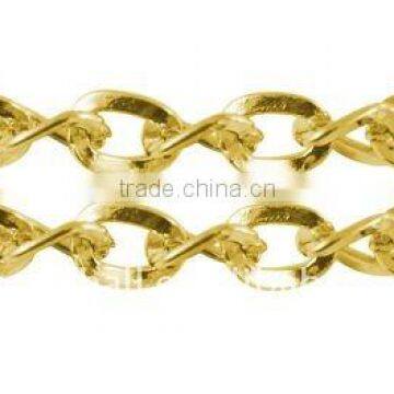 Iron Side Twist Chain Jewelry Chains(CH-BSFN0.9-G-FF)