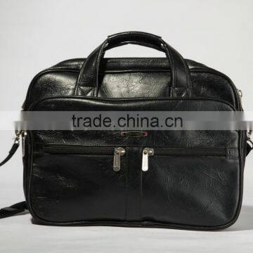 Designer leather 14.1 inch waterproof tote laptop bag