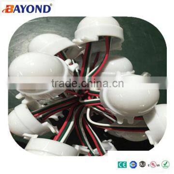 Milky White Cover D30mm 3 LEDs LED Point Light with IC2811