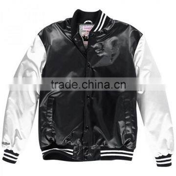 polyester satin loose jacket long sleeve loose jacket