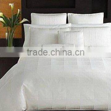 High Quality White Cotton Hotel Bedding set/Bed linen/Bed set