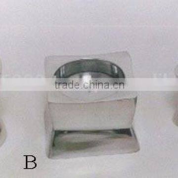 Aluminium Mirror Polish tealight holder