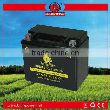 batteries 12v 10ah motorcycle battery storage battery BPM12-12