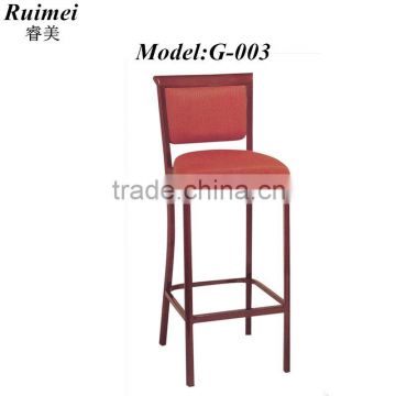 G-003 Cheap aluminium bar chairs cover fabric for home