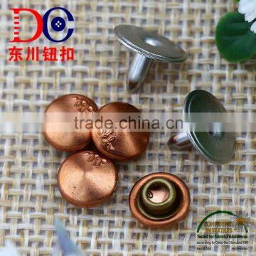 7MM Logo Customized Garment Rivets for Jeans Wear Rivet and Bags