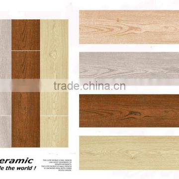 Best price Wood Design Ceramic Floor Tile 15x90 Size