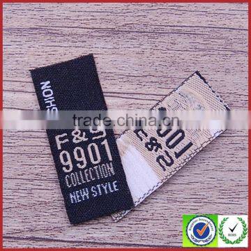 Custom Woven Labels Low Minimum Cheap Cham Woven Private Labels for Clothing photo-4