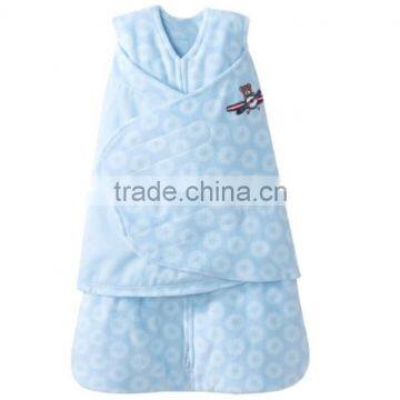 Sleeping Baby Fleece Swaddle Newborn Blanket Adjustable Infant Wrap Quality Choice photo-2