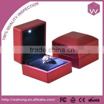 Fashion plastic led jewelry ring packaging for jewelry