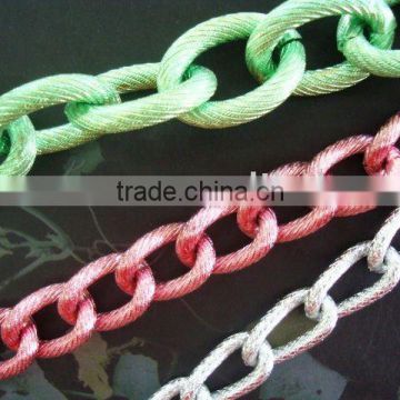 colorful chains for garments decoration clothing accessories chains