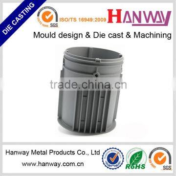 OEM factory custom die cast sand blasting powder coating LED light heat sink aluminum die casting