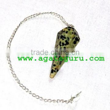 Dalmatian Pendulum : Buy Wholesale Gemstone Dowsing Pendulums