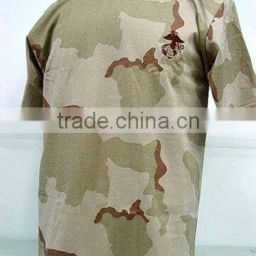 U.S 3-color desert Camouflage Short Sleeve T-Shirt