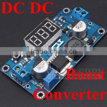 dc dc converter 12v to 24v 36v 48v voltage regulator step up power adjustable module with voltmeter