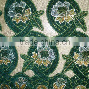 African Velvet Lace Fabric, Handcut Velvet Lace