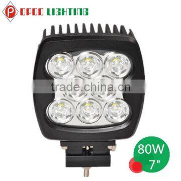 High Power 4WD Accessories 80W Led Work Light, 4WD Truck 80W Led Work Light