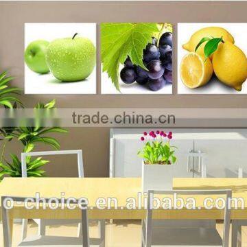 2016 canvas fruit oil painting canvas printing for kitchen and restaurant