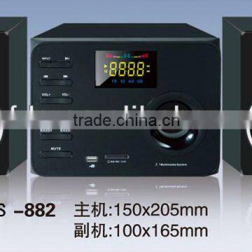 Supper Bass Series 2.1 Speaker FDS-882 With USB,SD,Karaoka