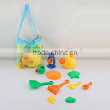 Summer funny beach sand molds kids toys Beach big kettle (11 PCS)