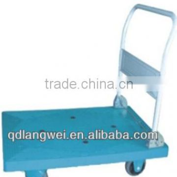 plastic industrial folding platform hand truck 150kgs