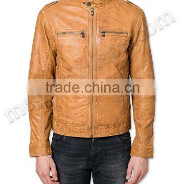 Men New Colorful Fashion Leather Jackets